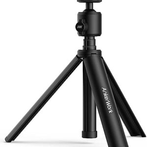 AnkerWork Mini Tripod, Camera Tripod, Tripod Stand for Webcam, Small Flexible Tripod