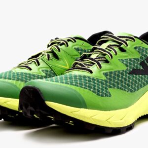 VJ Ultra 2 Long-Range Race Trail Running Shoes with Rock Plate and More Grip - M 6.5/W 8 Green