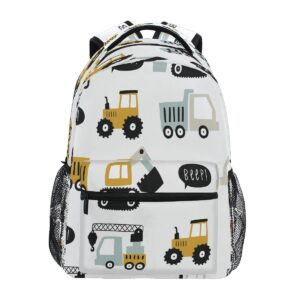 backpack school bookbag travel bag truck childish cartoon for girls boys teen
