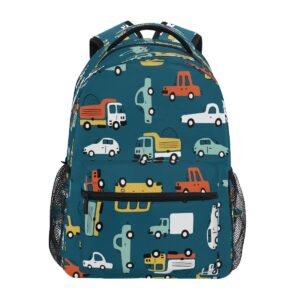 backpack school bookbag travel bag car childish truck for girls boys teen