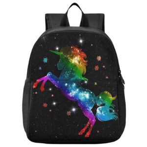 naanle kids backpack for girls boys rainbow galaxy unicorn backpacks bag baby rucksack for kindergarten elementary school