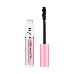 No7 Lash Extender Fiber Mascara - Black - Clump-Free Lash Lengthening Mascara for Adding Volume & Length to Eyelashes (7ml)