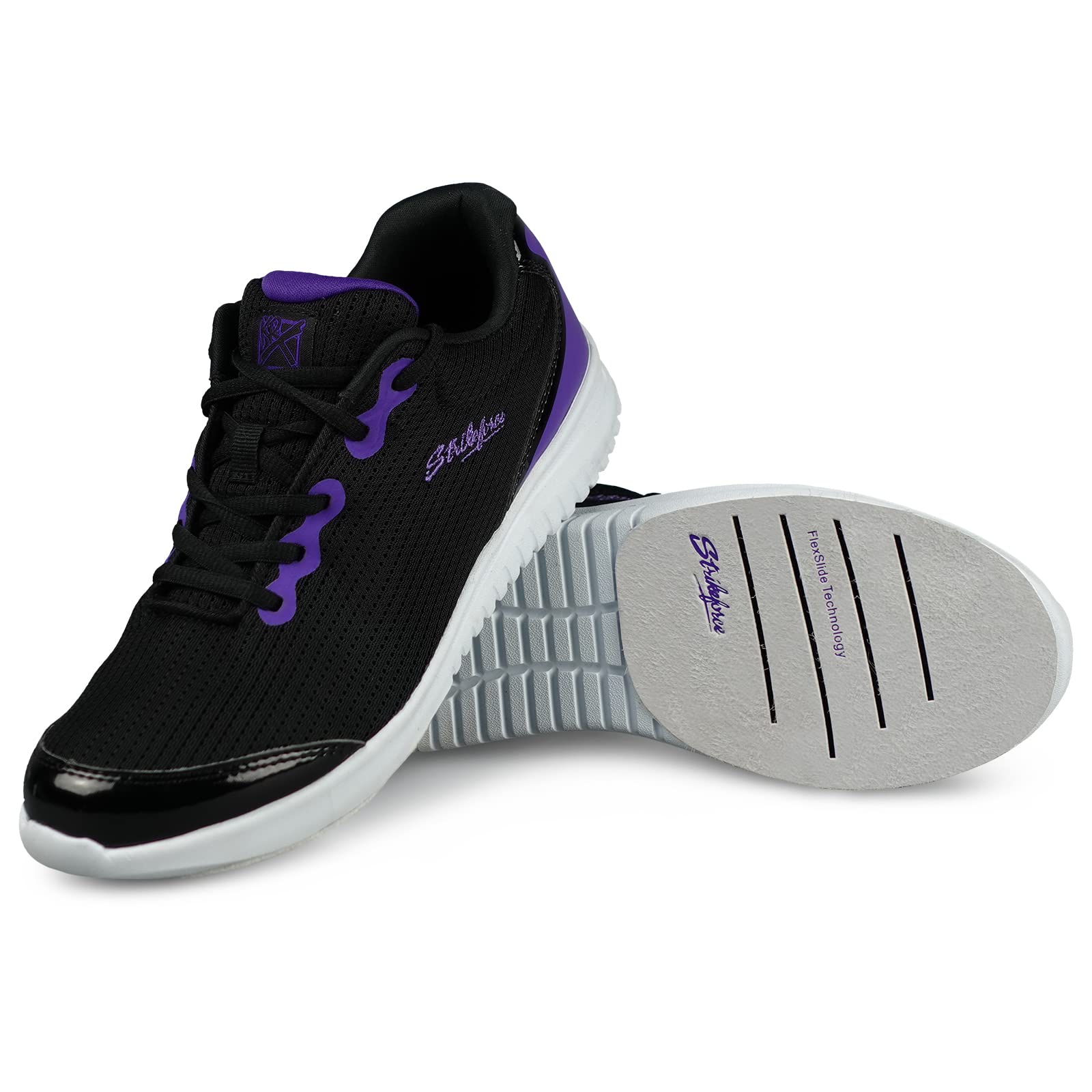 KR Strikeforce Glitz Black/Purple Size 8.5