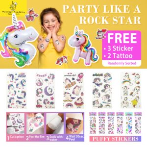 UNICORN BIRTHDAY DECORATIONS FOR GIRLS: Wearable Butterfly Wing, Warm Butter Pastel Balloon Garland, HUGE FOIL Balloon, Balloon Pump (thank me later), Magical Girl's Birthday Decorations.