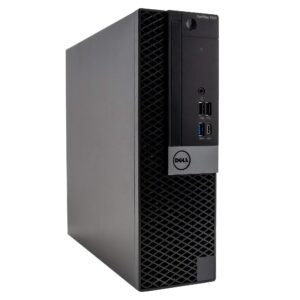 Dell OptiPlex 7050 Small Desktop Computer (SFF) PC | Intel i5 (3.8GHz Turbo) | 16GB DDR4 RAM | 500GB SSD + 1TB | WiFi-5G + BT | Win 10 Pro | New 24” Monitor | RGB Mouse, Keyboard + Speakers (Renewed)