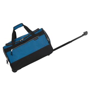 Travelers Club Discoverer Duffel Bag, Black, 36-Inch Non-Rolling