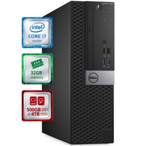 dell tower personal computer, intel cpu, 32gb ram, no operating system