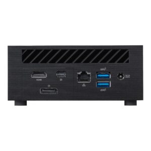 ASUS PN63-S1 Mini PC System with Intel Core i7-11370H, 16GB DDR4, M.2 PCIE 512GB SSD, WiFi 6, Bluetooth, USB-C, Windows 11 Pro, Black