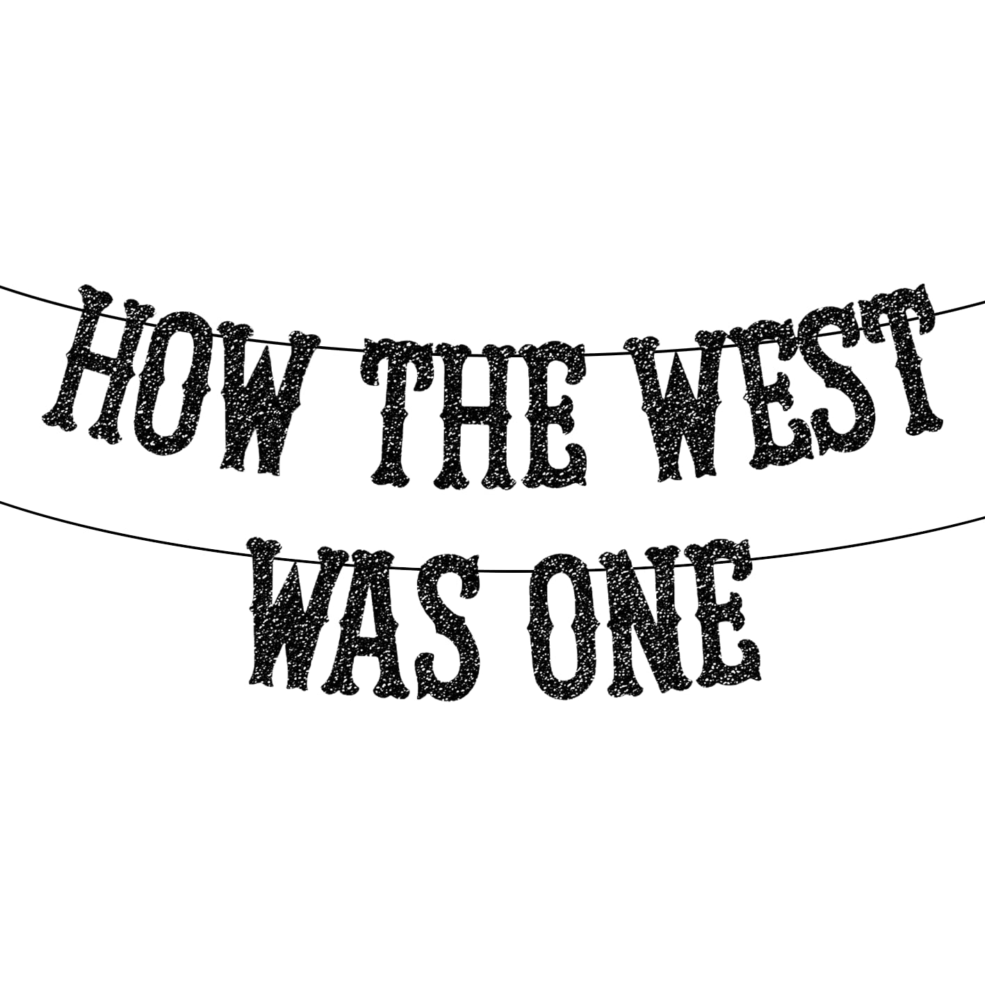 How The West Was One Banner, First Rodeo Birthday Party, Customized Banner, Western Theme,Cowboy Cowgirl, First Rodeo Birthday Party Decorations Boy,Little Cowboy,How the West Was One,1st Birthday.