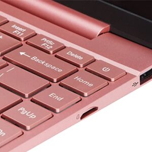 Shanrya 14 inch Ultrathin Office Notebook with Pink IPS HD Digital Screen with Backlit touchpad