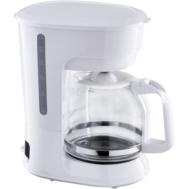 DAYUM White 12 Cup Drip Coffee Maker