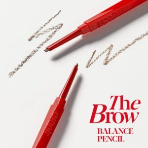 Espoir The Brow Balance Pencil #4 Ash Brown | Eye Brow Pencil that's Natural and Easy to Draw without Clumping | A Detailed and Rich Eyebrow Texture | Korean Makeup