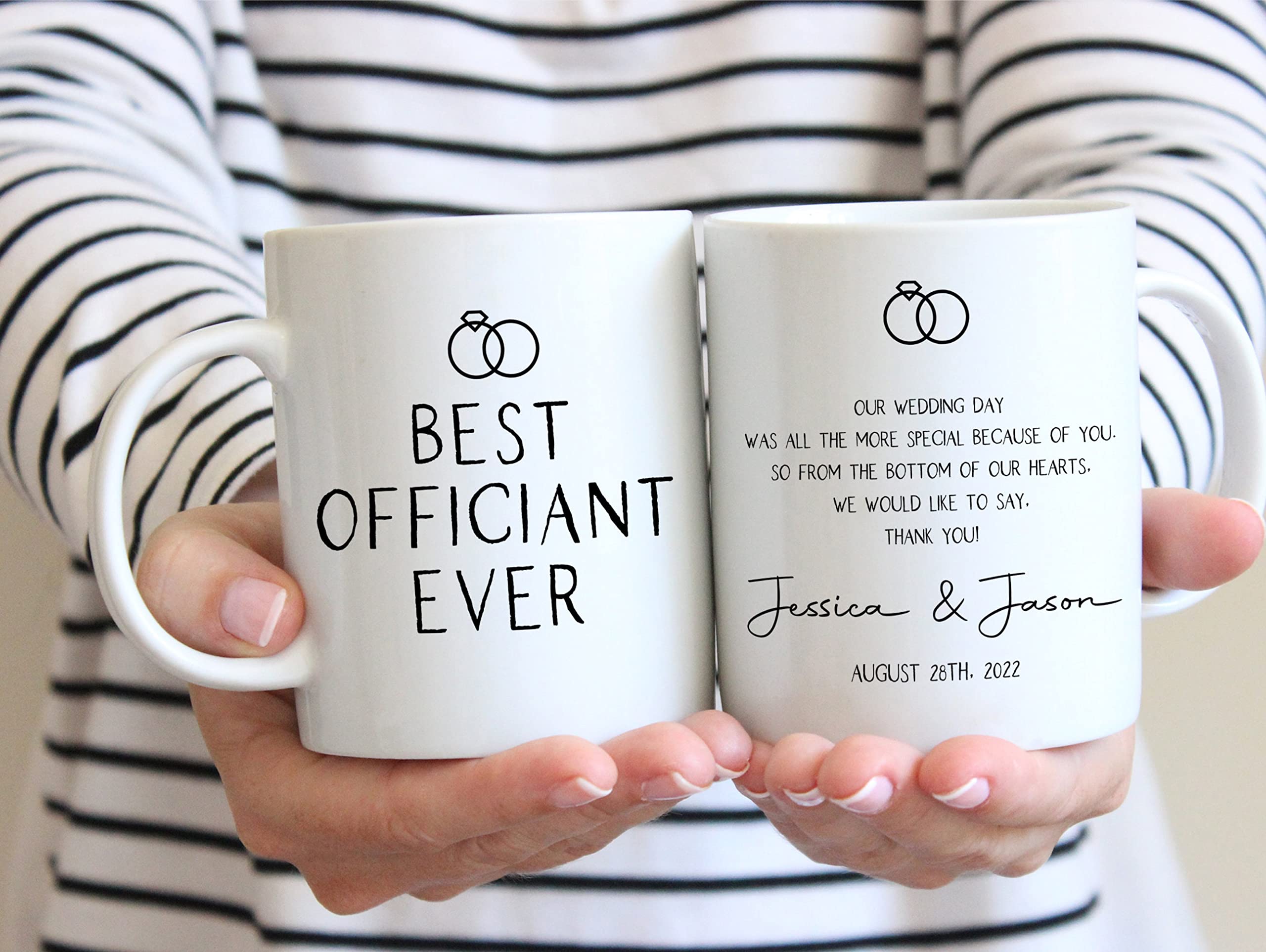 Prints4U Wedding Officiant Gift, Officiant Mug, Best Officiant Ever Coffee Mug, Officiant Gift, Best Wedding Officiant, Thank You for Marrying Us