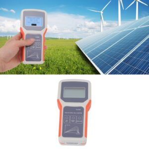 Multimeter, Upgraded LCD Solar Panel Multimeter Multifunctional LCD Solar PV Panel MPPT Tester with Backlight for Photovoltaic Panel for Measuring Voltage, Current, Resistance, Tests Live Wire