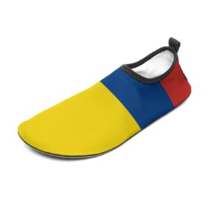 colombian flag water shoes, beach shoes for men and women, swimming pool yoga, surfing sneakers