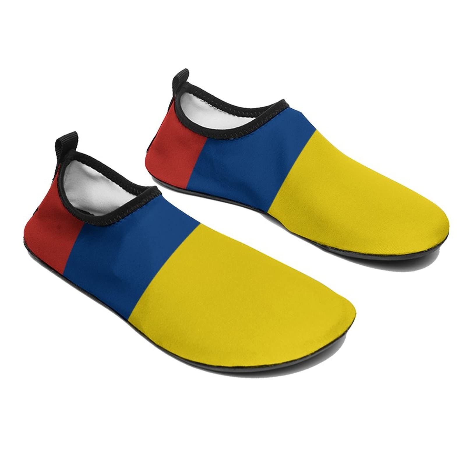 Colombian Flag Water Shoes, Beach Shoes for Men and Women, Swimming Pool Yoga, Surfing Sneakers