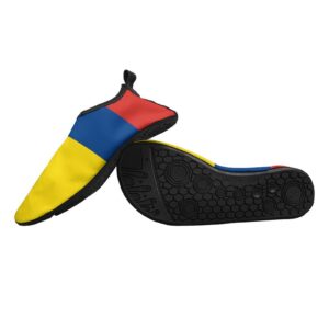 Colombian Flag Water Shoes, Beach Shoes for Men and Women, Swimming Pool Yoga, Surfing Sneakers