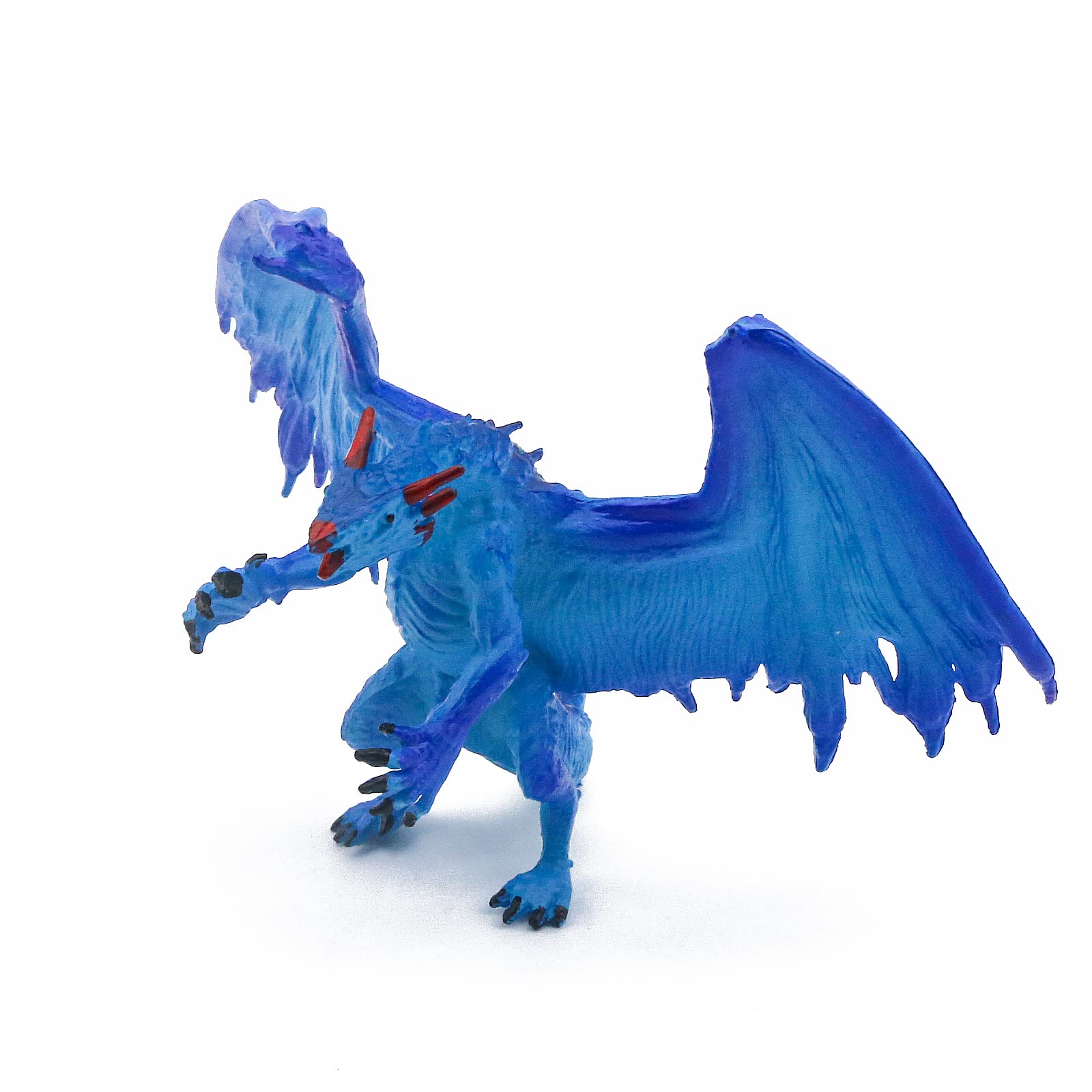 SIENON 5" & 3" Dragon Toy Figures - 10 Pack Assorted Mythical Figurines for Cake Toppers & Party Favors