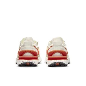 Nike Women's Waffle One Crater Pale Ivory/Orange-Light Bone (DJ9640 101) - 10