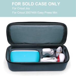 Hard Travel Case for Cricut Joy,Carrying Cases for Cricut Easy Press Mini with 3 Cutting Mats,Waterproof Durable Portable Storage Bag for Craft Pen Set, Cutting Mats and Cricut Joy Accessories