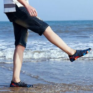 Premium Water Shoes for Women and Men, Socks Quick-Dry Beach Barefoot Ourdoor Surf Yoga Exercise A-Dark Blue