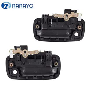 RARAYC Exterior Door Handle Replacement for Toyota Tacoma 1995-2004 Replaces# 69220-35020, 69210-35020 Outside Front Driver & Passenger Side with Key Hole