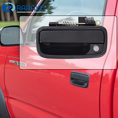 RARAYC Exterior Door Handle Replacement for Toyota Tacoma 1995-2004 Replaces# 69220-35020, 69210-35020 Outside Front Driver & Passenger Side with Key Hole