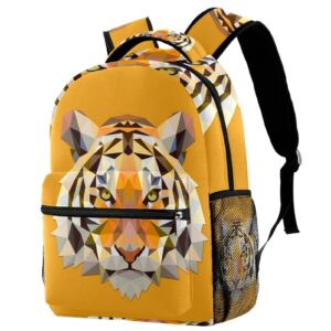 lorvies triangle tiger lightweight school classic backpack travel rucksack for women teens