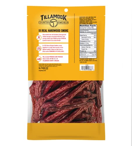 Tillamook Country Smoker Zero Sugar Original Keto Friendly Smoked Sausages, 10 Ounce (Pack of 2)