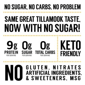 Tillamook Country Smoker Zero Sugar Original Keto Friendly Smoked Sausages, 10 Ounce (Pack of 2)