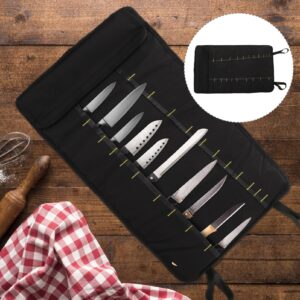 SHERCHPRY Cutlery Holder Chef Set chef bag roll bag 22 slots case cutlery carrier cooking tool holders for gifts culinary kitchen bag knives cleaver Utensil Set Cutlery Storage