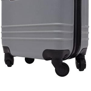 Travelers Club Richmond Spinner Luggage, Charcoal, Carry-On 20-Inch