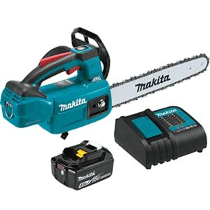 makita xcu10sm1 18v lxt® lithium-ion brushless cordless 12" top handle chain saw kit (4.0 ah)