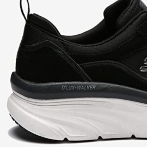 Skechers D'Lux Walker-New Moment Women Walking Shoes Black/White (us_Footwear_Size_System, Adult, Women, Numeric, Medium, Numeric_8_Point_5)