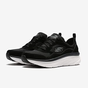 Skechers D'Lux Walker-New Moment Women Walking Shoes Black/White (us_Footwear_Size_System, Adult, Women, Numeric, Medium, Numeric_8_Point_5)