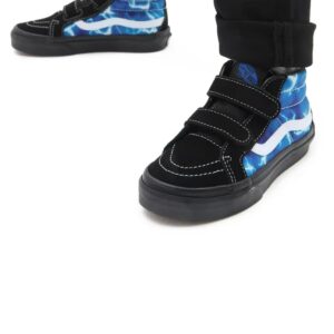 Vans K SK8-MID Reissue V Black/Blue Size : 12