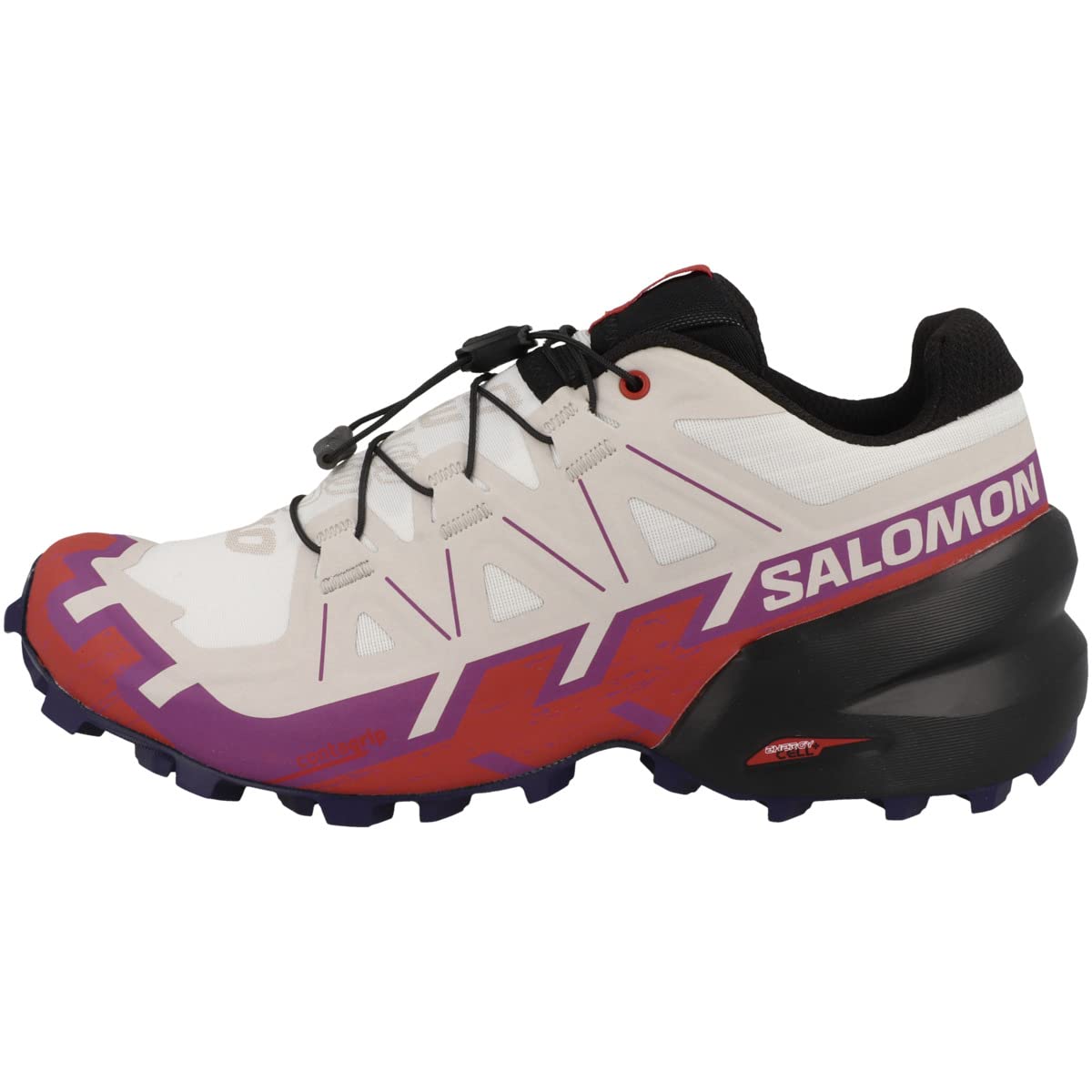 Salomon Speedcross 6 White/Sparkling Grape/Fiery Red 11 B (M)