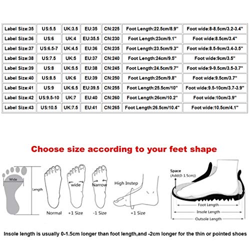 Fashion Sneakers for Women Mesh Breathable Slip-on Sneakers Durable Non Slip Running Shoes Comfort Summer Sports Tennis Shoes, White, 9