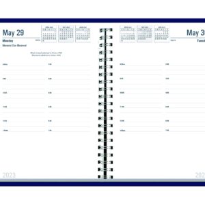 House of Doolittle 2023 Daily Appointment Calendar Planner, Academic, 5 1/4 x 8 1/2 Inches, July - June, Blue (HOD288507-23)