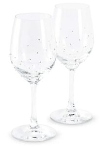 swarovski crystal wine glasses, set of 2 - 5468811