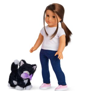 American Girl Licorice Twist Black & White Kitty Cat for 18-inch Dolls