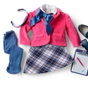 American Girl Truly Me 18-inch Doll Student Council Election Outfit with Jacket, Necktie, Skirt, and Shoes, For Ages 6+