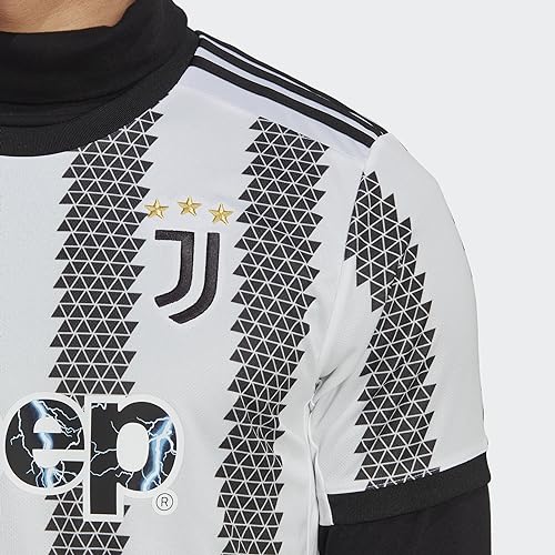 adidas Men's Soccer Juventus 22/23 Home Jersey (as1, Alpha, l, Regular, Regular, Large) White