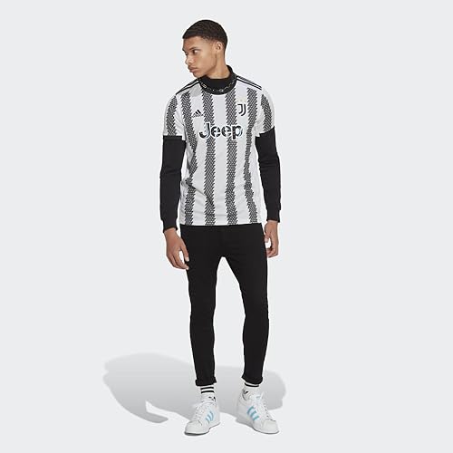 adidas Men's Soccer Juventus 22/23 Home Jersey (as1, Alpha, l, Regular, Regular, Large) White