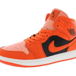 Jordan Womens WMNS Air Jordan 1 MID SE DM3381 600 Orange/Black - Size 6.5W