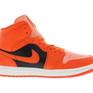 Jordan Womens WMNS Air Jordan 1 MID SE DM3381 600 Orange/Black - Size 6.5W