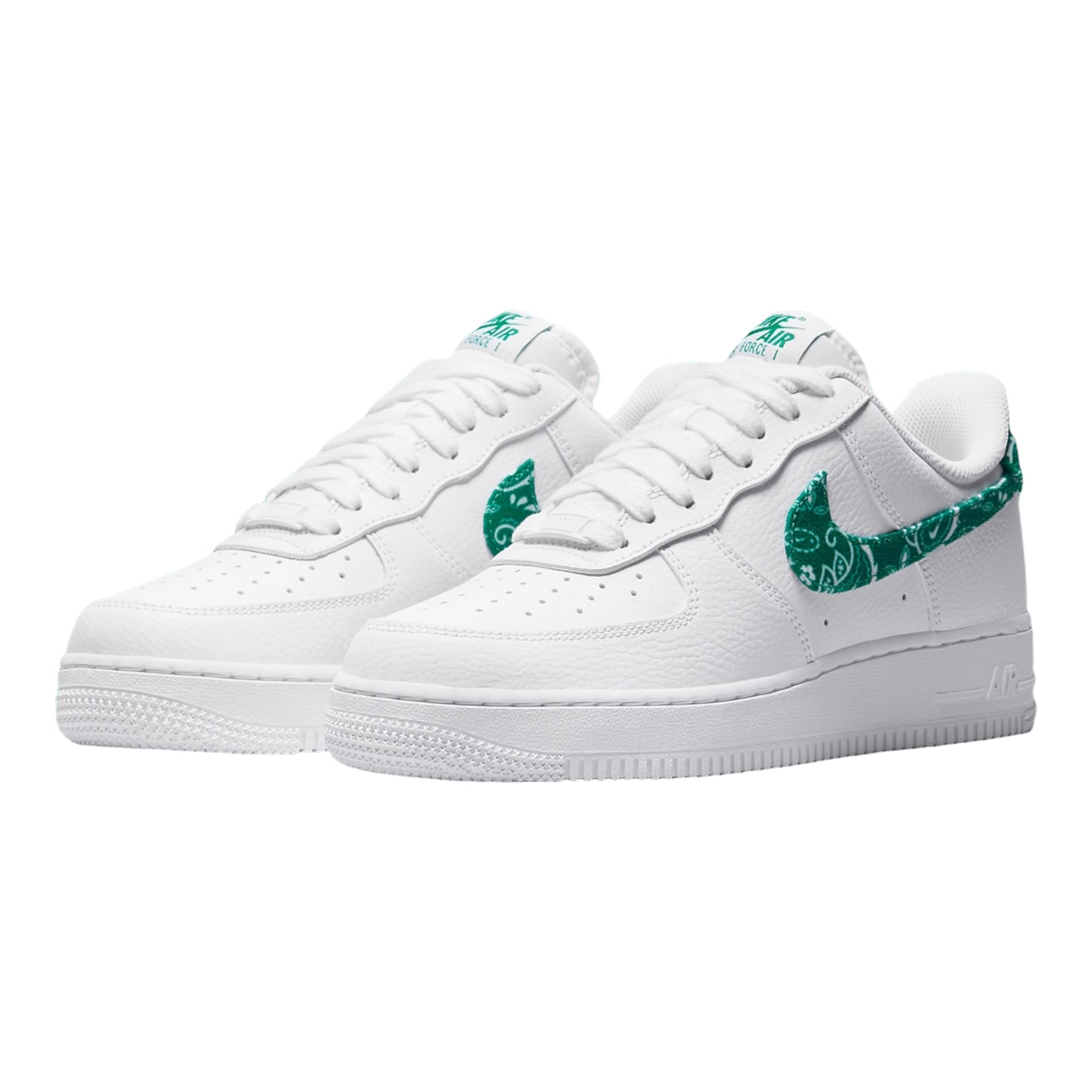 Nike Women's WMNS Air Force 1 Low '07 Essen DH4406 102, White/Green-white, 7.5