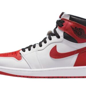 Nike Jordan Mens Air Jordan 1 Retro High OG 555088 161 Heritage, White/University Red-black, Size 11