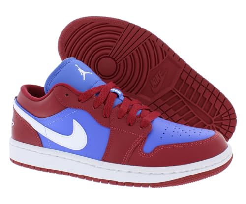 Jordan Womens WMNS air 1 Low DC0774 604 Pomegranate/Medium Blue - Size 7.5W