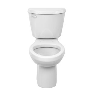 American Standard 250CA104.020 Colony 3 Two-Piece Toilet, Elongated Front, Standard Height, White, 1.28 gpf